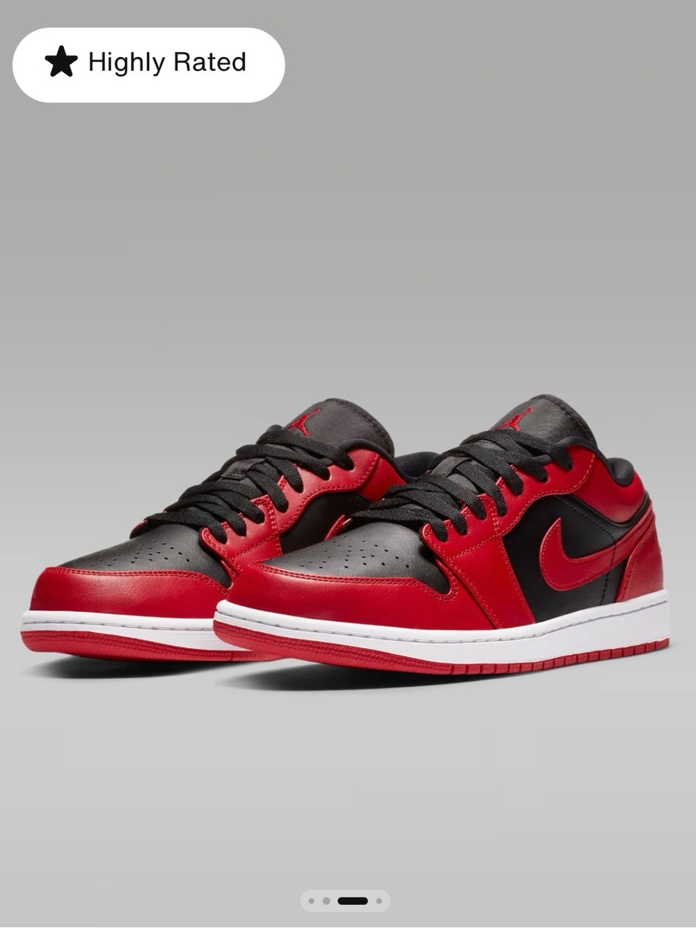 Nike Men's Low-Top Sneakers - Black & Red
